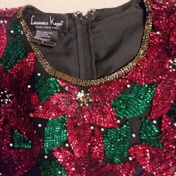 Laurence Kazar Tops - VINTAGE | laurence kazar holiday top